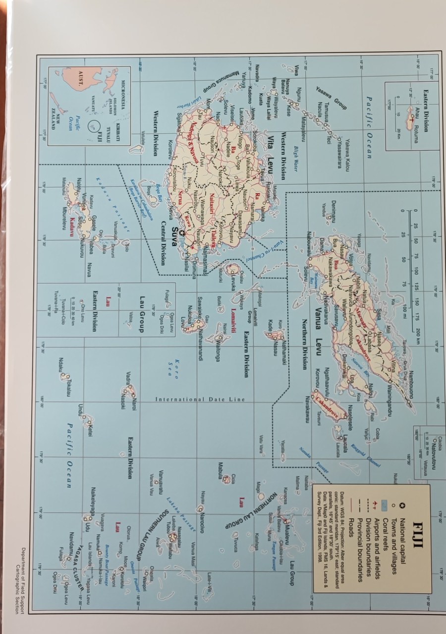 Fiji map
